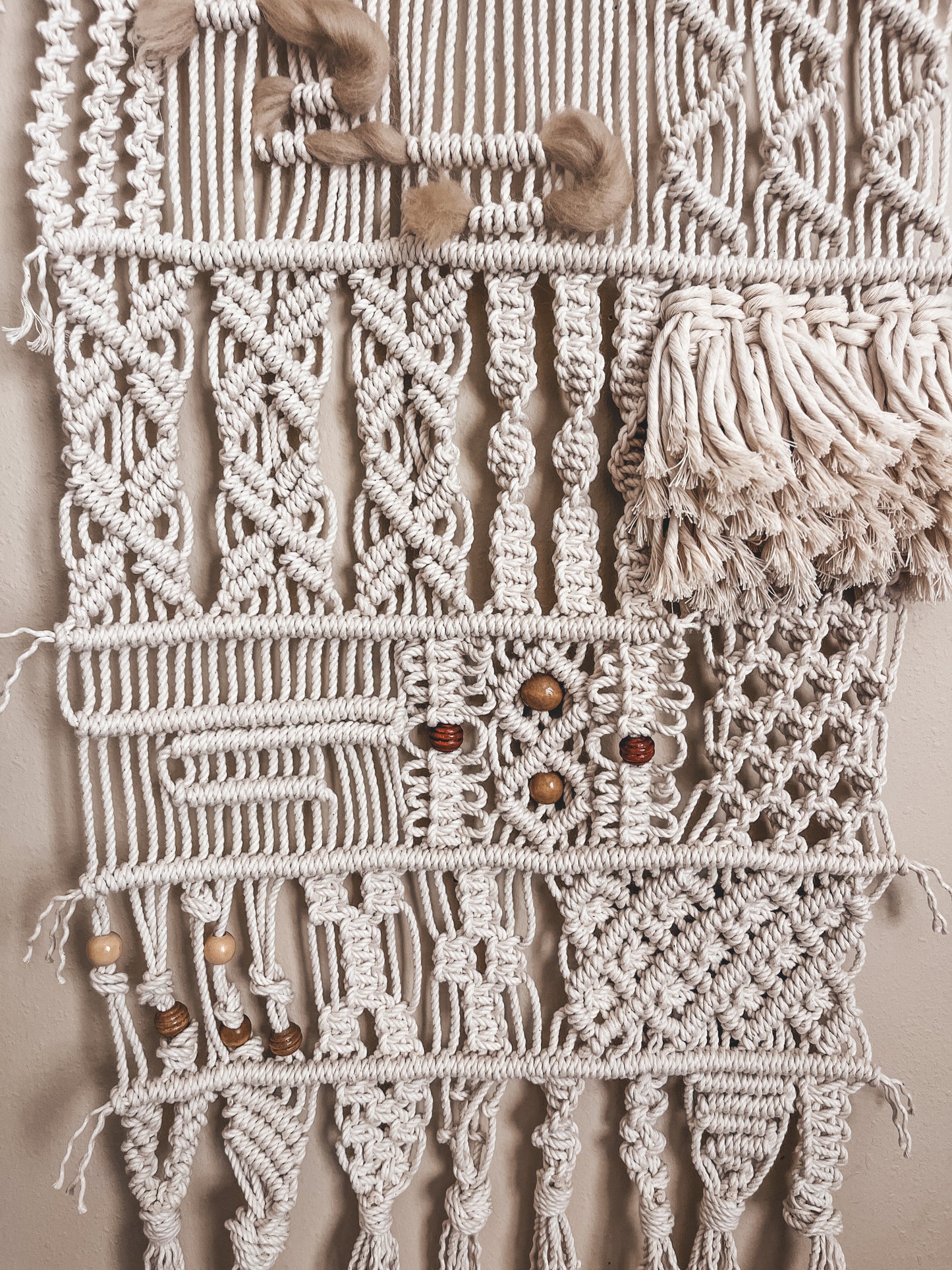 Textured Vintage Wall Hanging