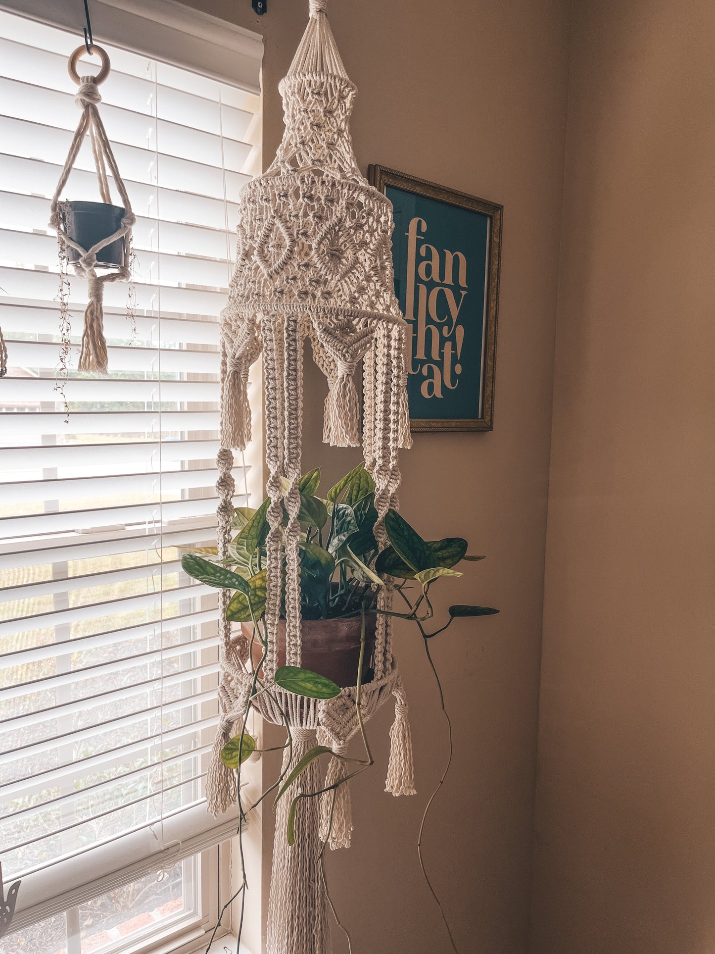 70’s vintage plant hanger