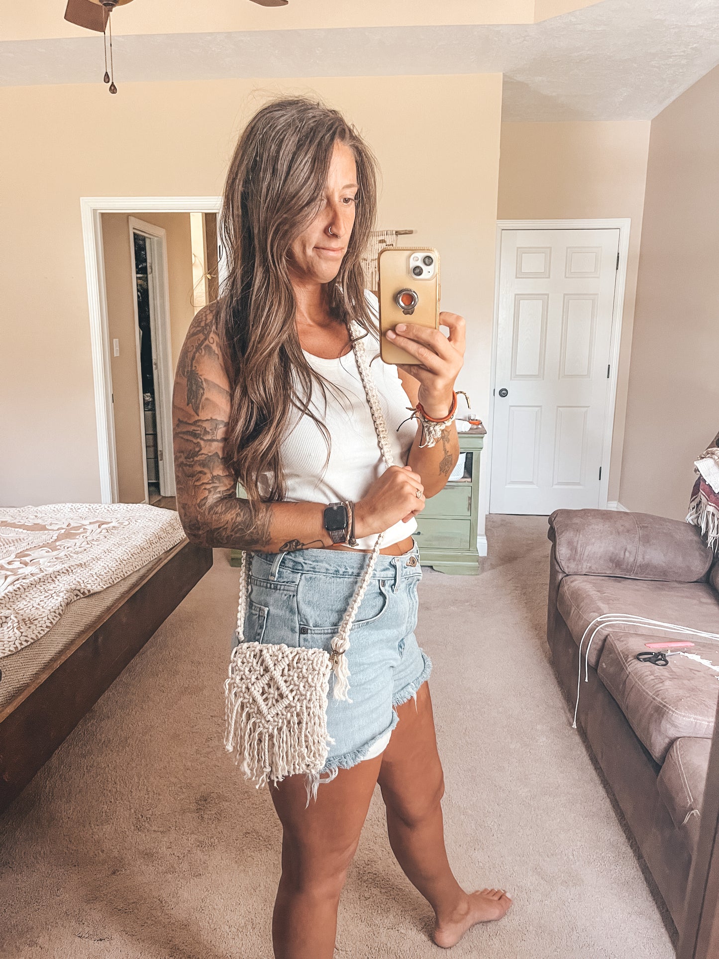 70’s Fringe Crossbody Bag