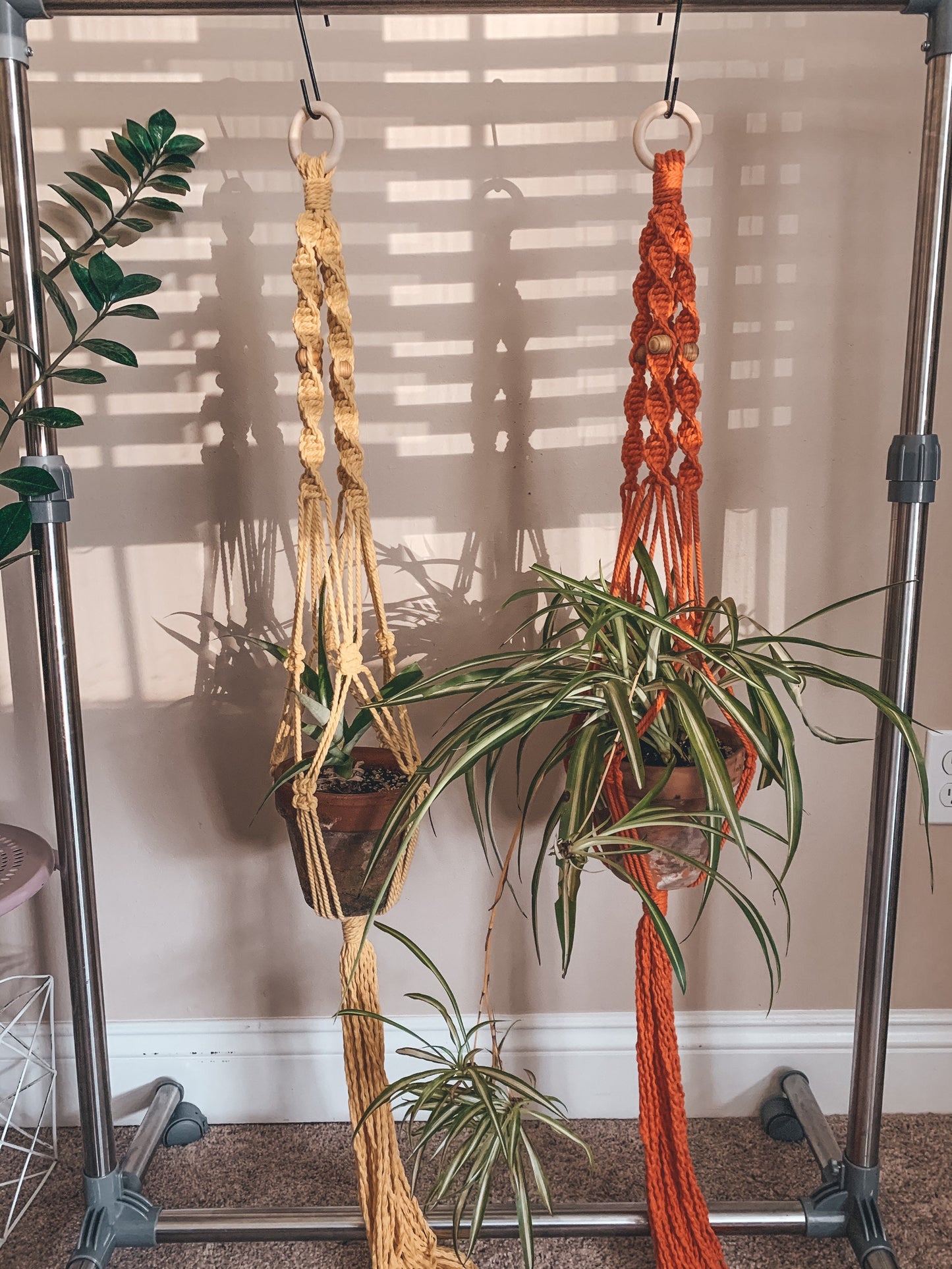 Plant Hanger with Beads