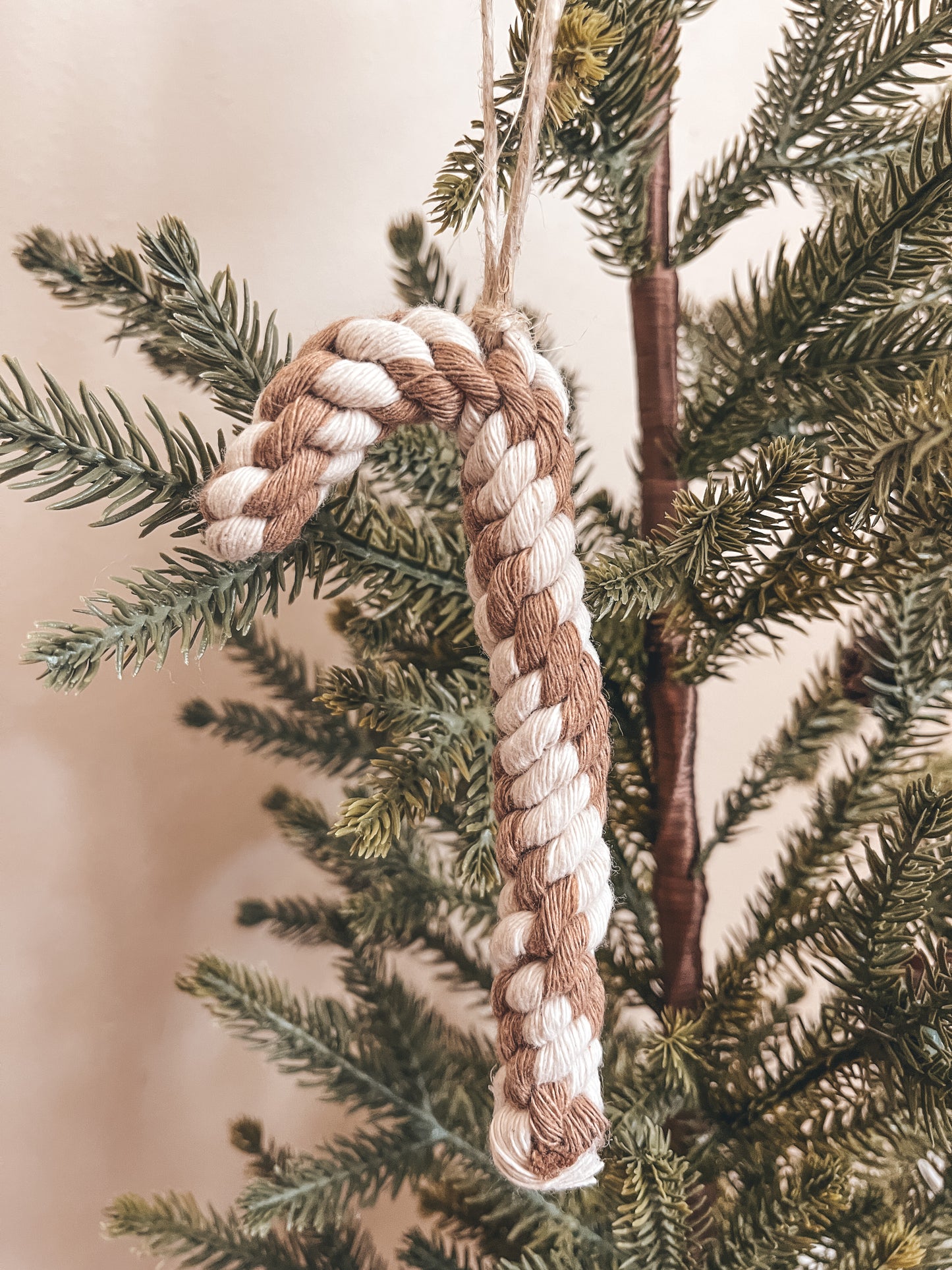 Candy cane ornaments