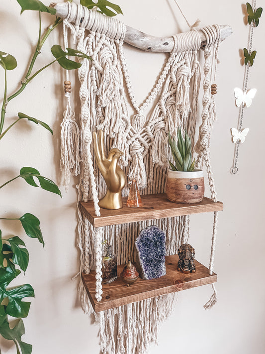 Boho Hippie Double Shelf