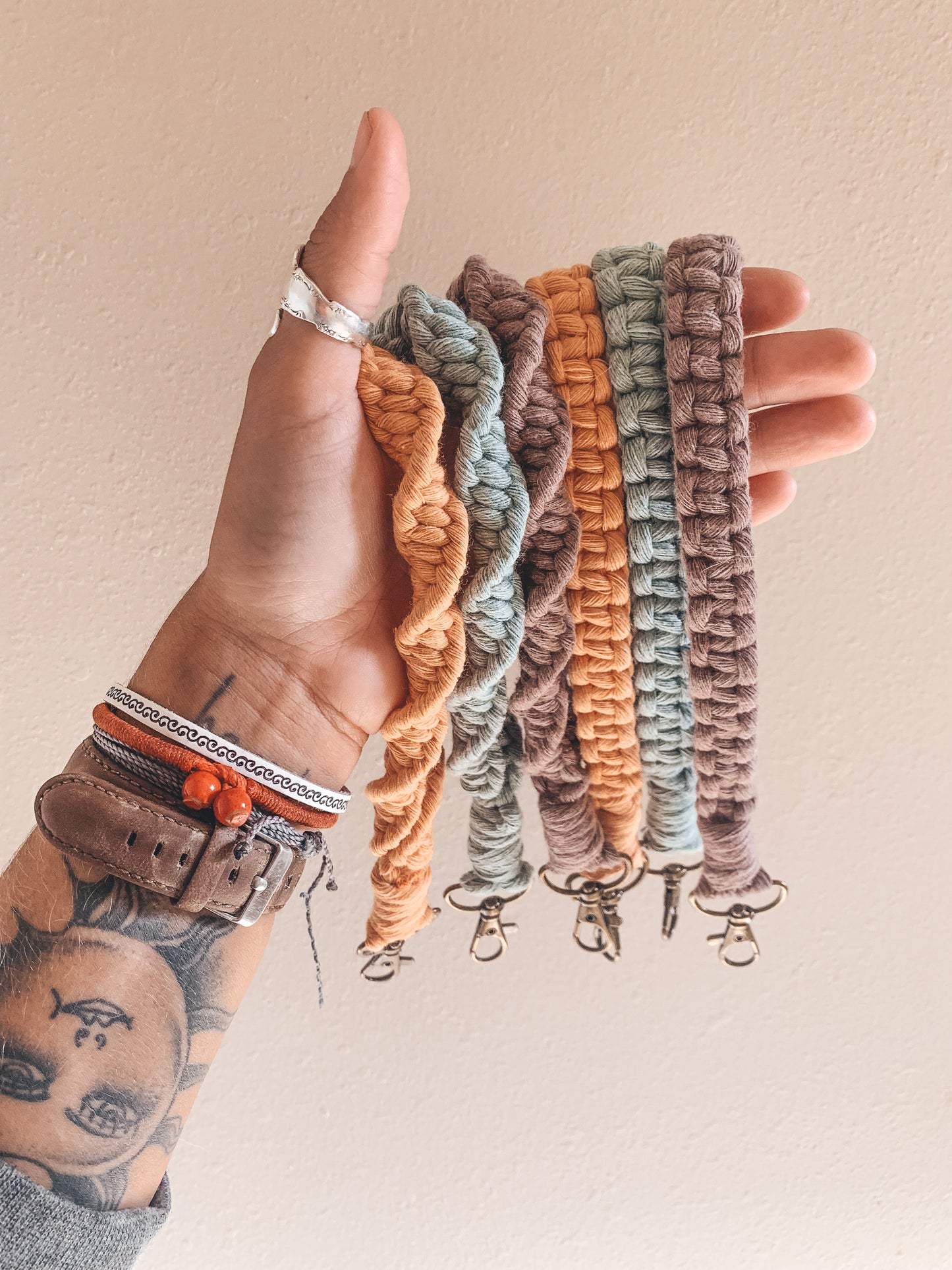 Wristlet keychain