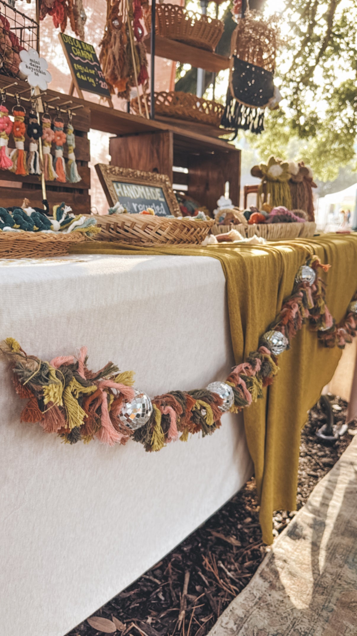 festive disco garland