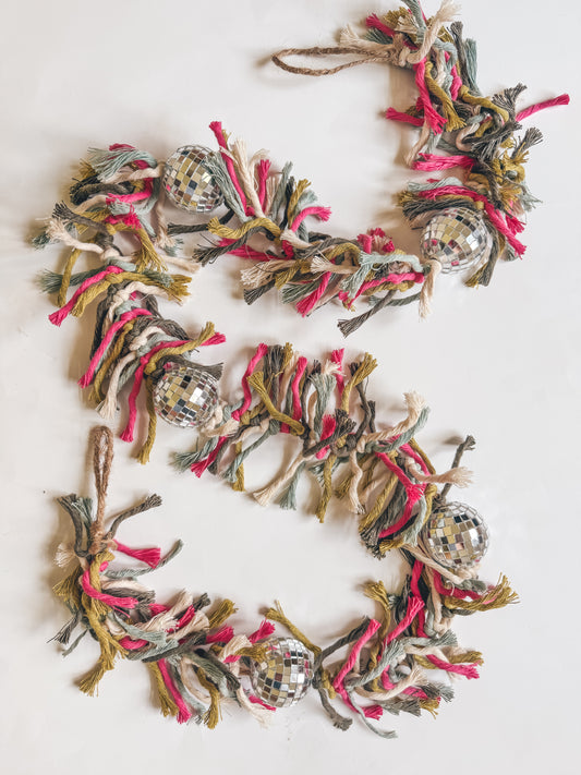 disco scrap garland