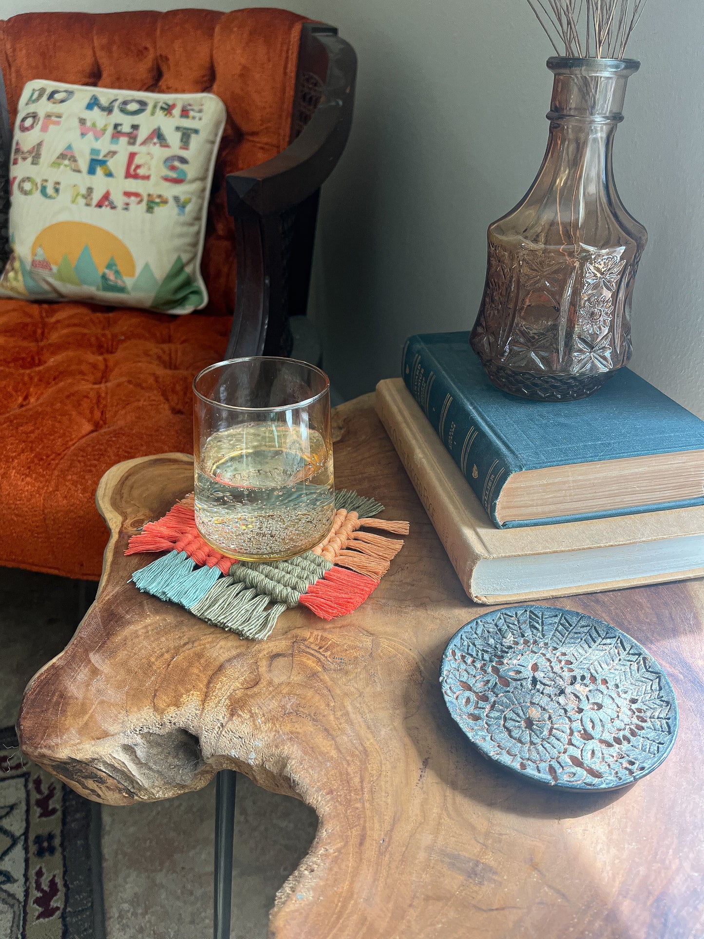 Checkered coasters