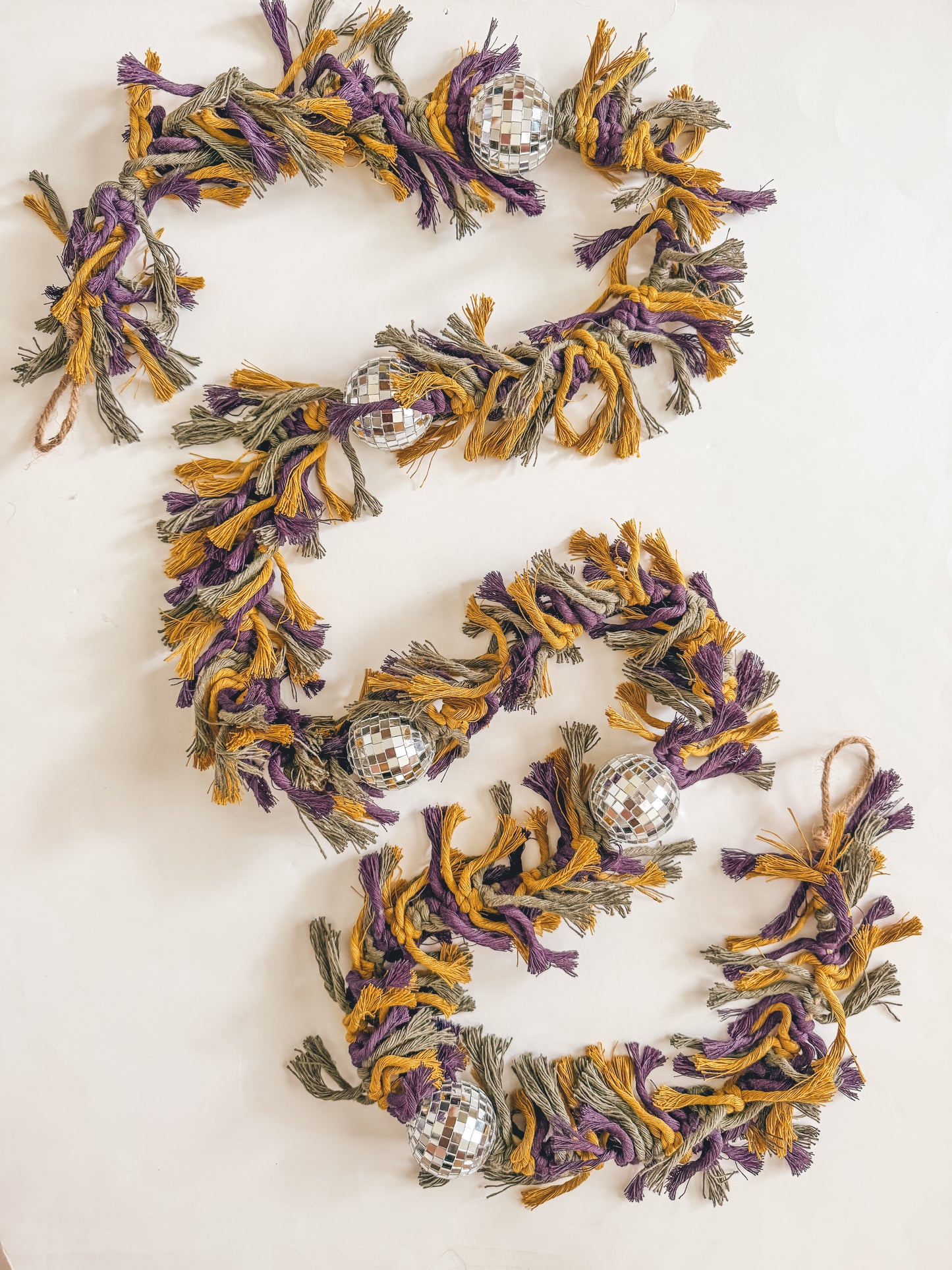 festive disco garland