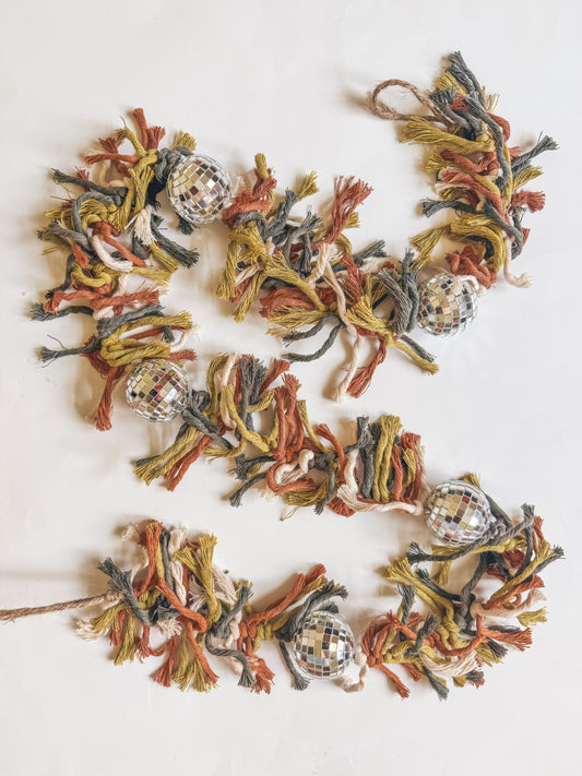 disco scrap garland