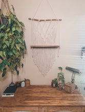 Load image into Gallery viewer, Macrame Wall Hanging Shelf
