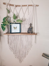 Load image into Gallery viewer, Macrame Wall Hanging Shelf
