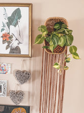 Load image into Gallery viewer, Cinnamon colored basket wall hanger
